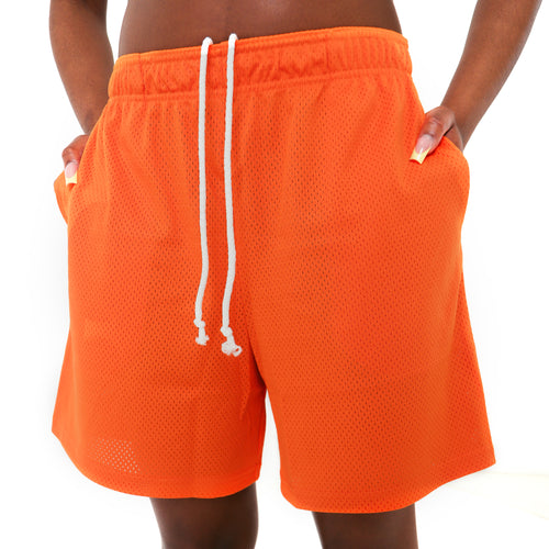 Baby Pink Mesh Shorts