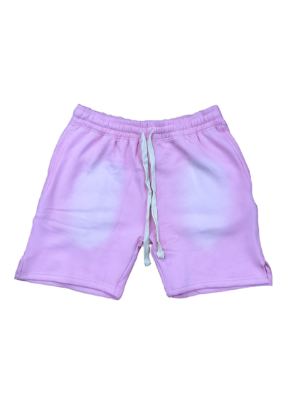 Baby Pink Cotton Shorts