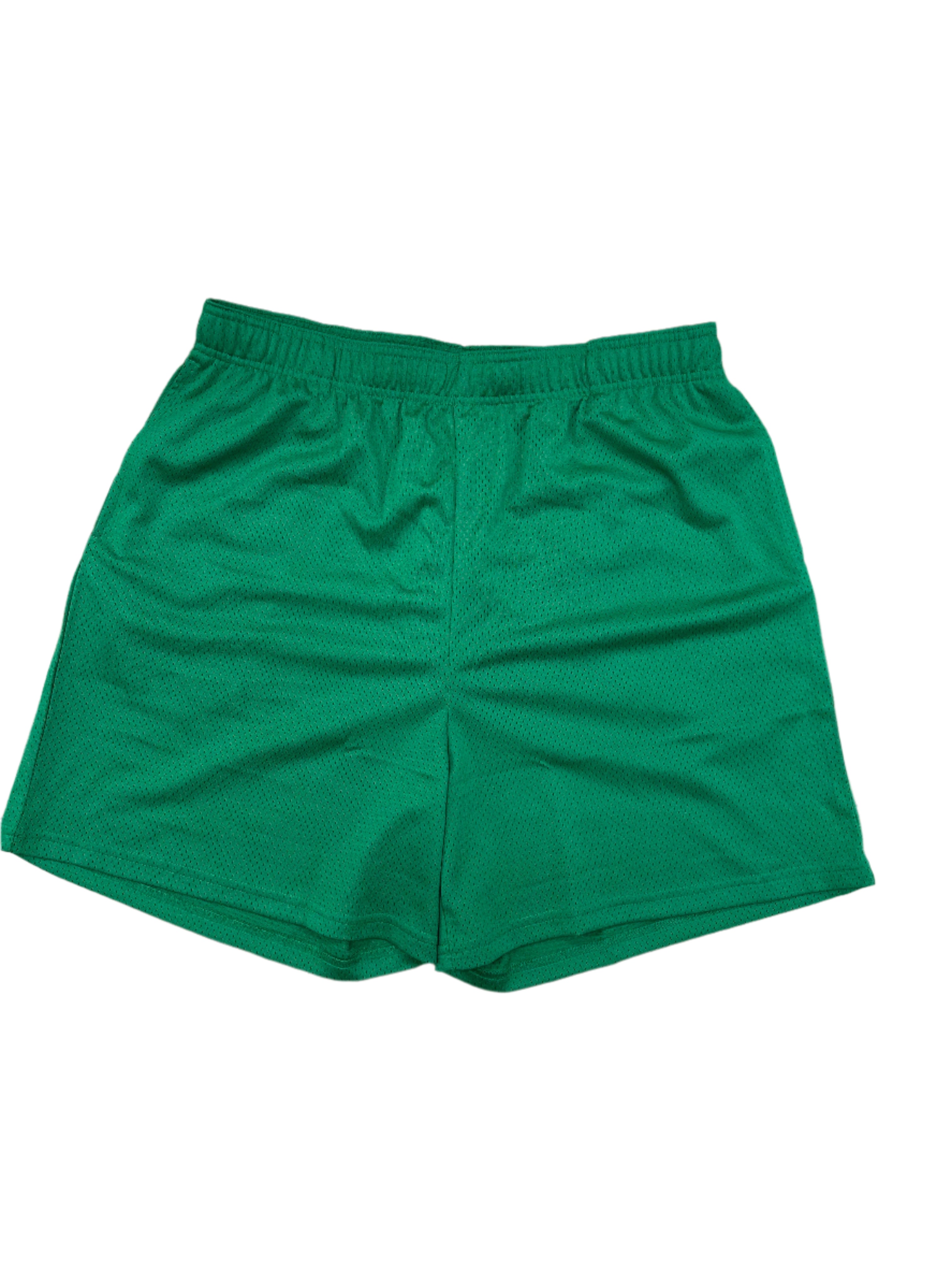 Green Mesh Shorts
