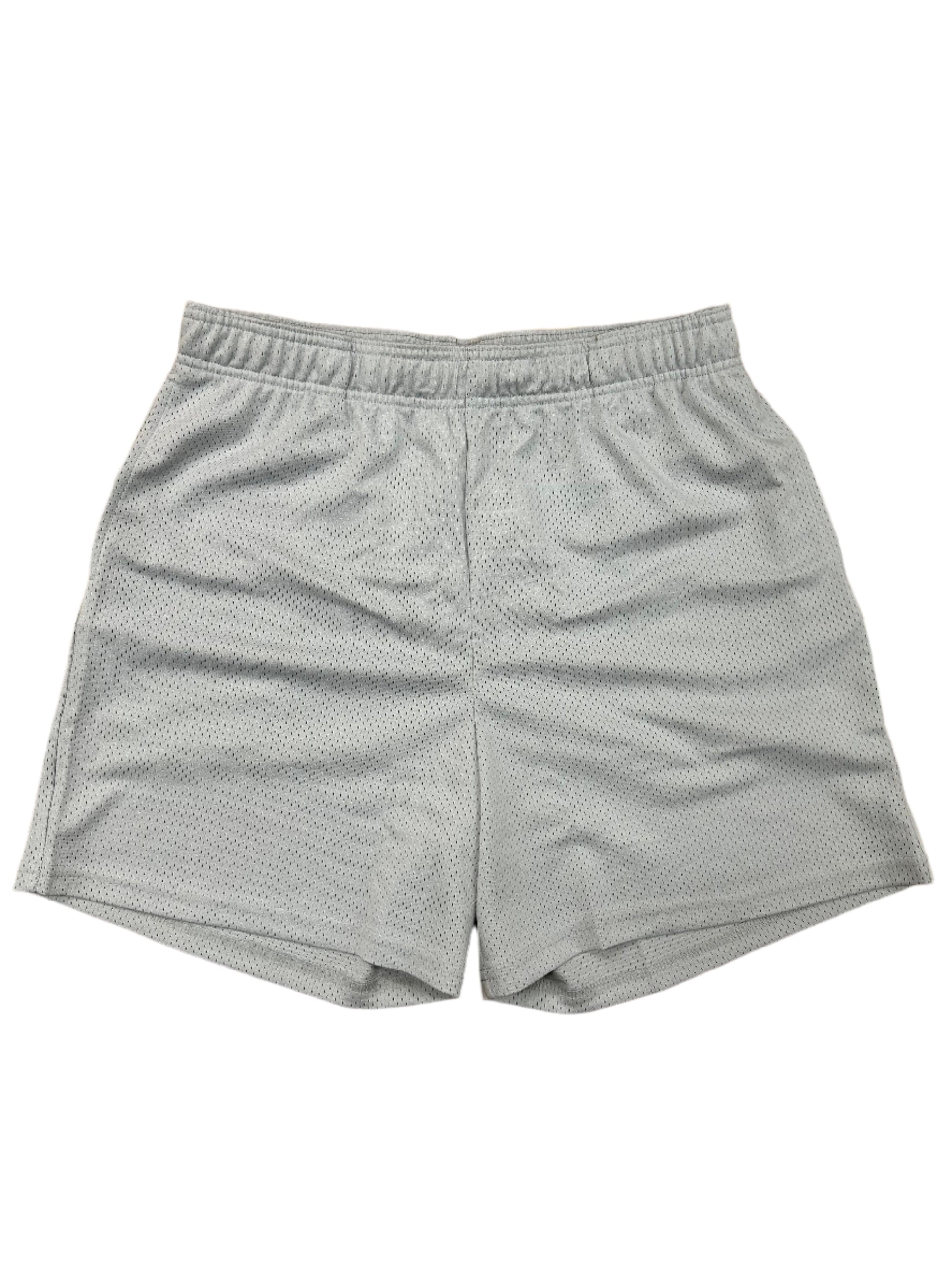 Grey Mesh Shorts