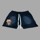 Black Cotton Shorts (S) Code: 71337