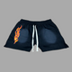 Black Cotton Shorts (S) Code: 71339