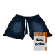 Black Cotton Shorts (M) Code: 71542